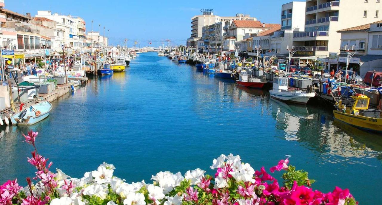 Les Pieds Dans L'Eau A Palavas ! Mer A 50 M ! Mhome 6 Pers Climatise T Confort Camping 4 Etoiles מראה חיצוני תמונה